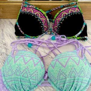 VICTORIA’S SECRET TOPS BATHING SUITS SIZE 32B